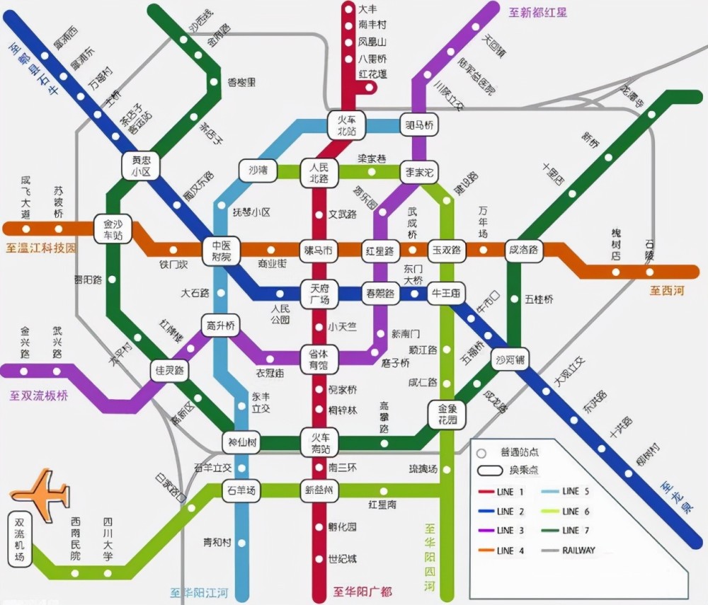 成都地鐵13號線最新線路圖，城市脈絡的新延伸